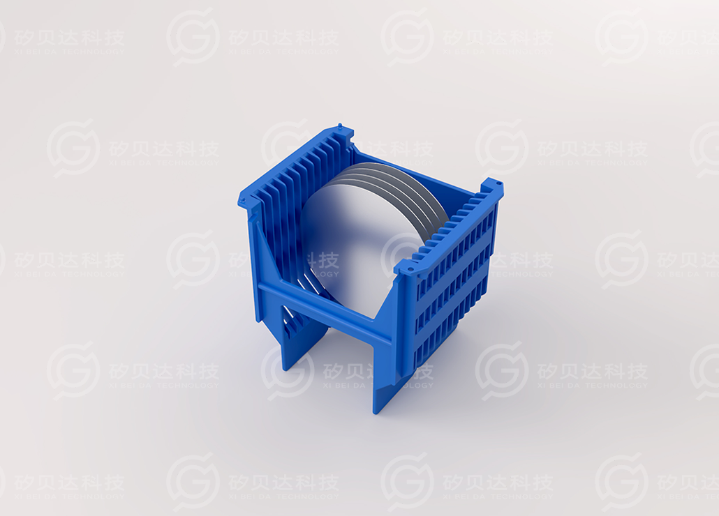 6英寸12槽-PP研磨清洗花篮